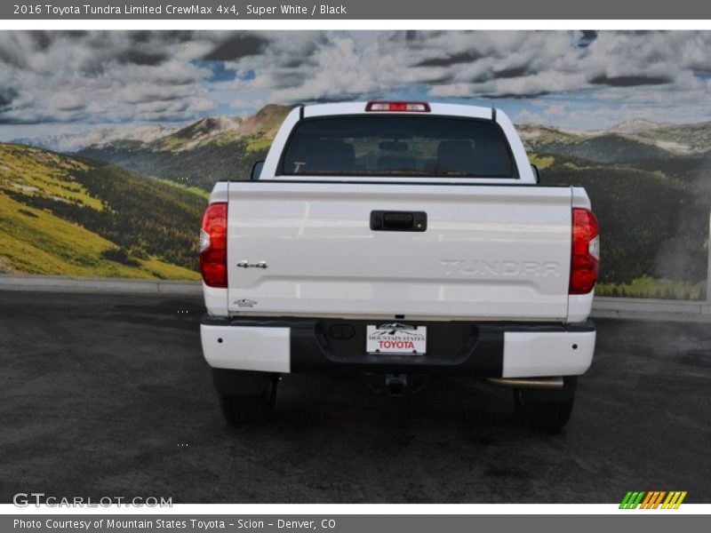 Super White / Black 2016 Toyota Tundra Limited CrewMax 4x4