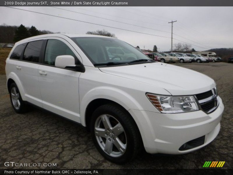 Stone White / Dark Slate Gray/Light Graystone 2009 Dodge Journey SXT