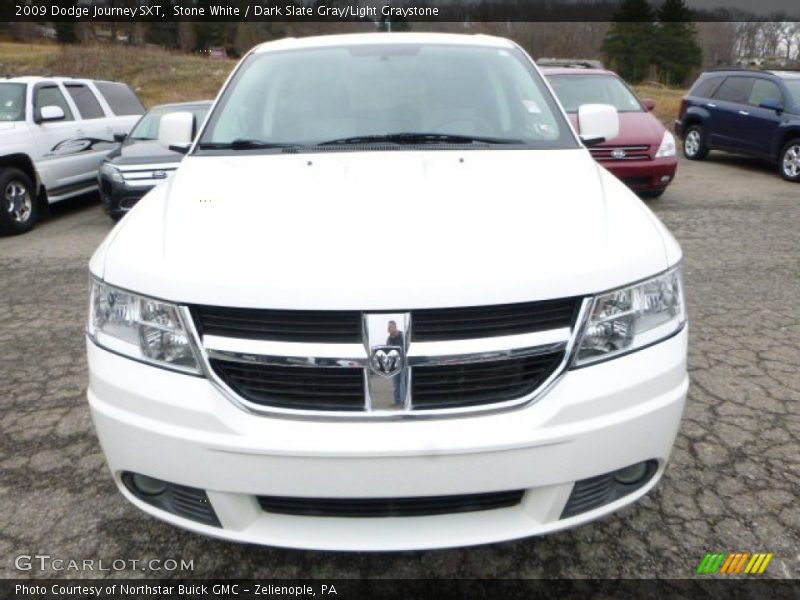 Stone White / Dark Slate Gray/Light Graystone 2009 Dodge Journey SXT