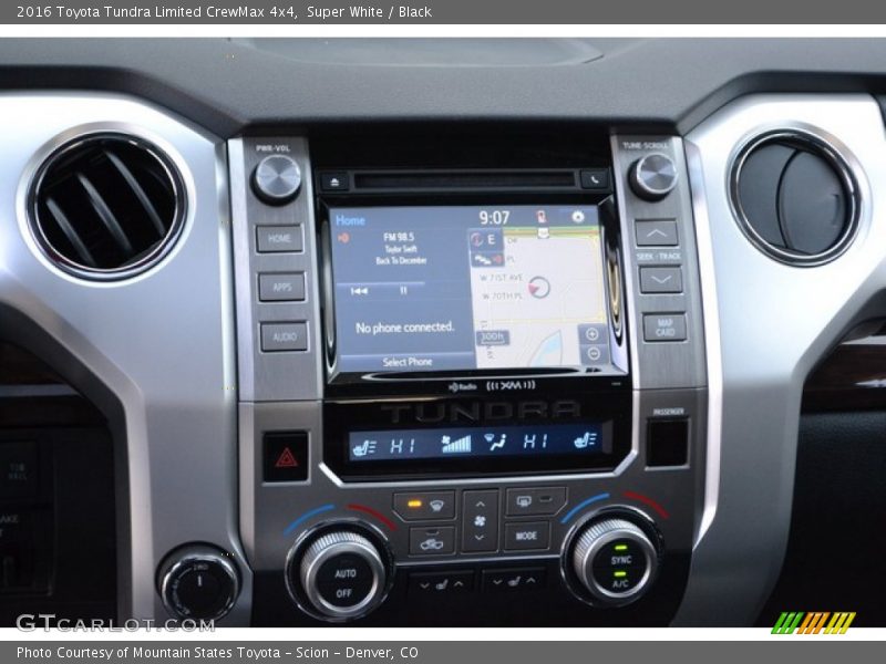 Super White / Black 2016 Toyota Tundra Limited CrewMax 4x4