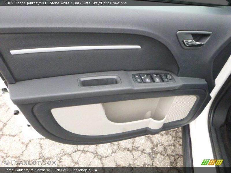 Stone White / Dark Slate Gray/Light Graystone 2009 Dodge Journey SXT