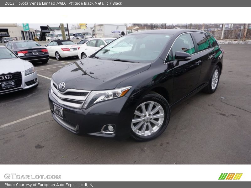 Attitude Black Metallic / Black 2013 Toyota Venza Limited AWD