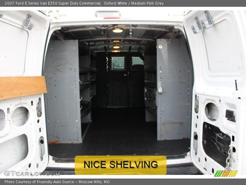 Oxford White / Medium Flint Grey 2007 Ford E Series Van E350 Super Duty Commercial