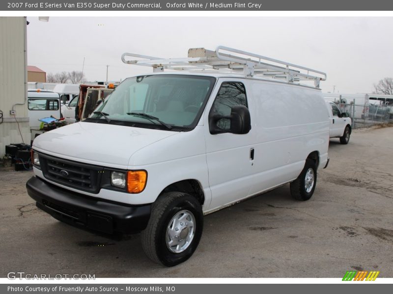 Oxford White / Medium Flint Grey 2007 Ford E Series Van E350 Super Duty Commercial