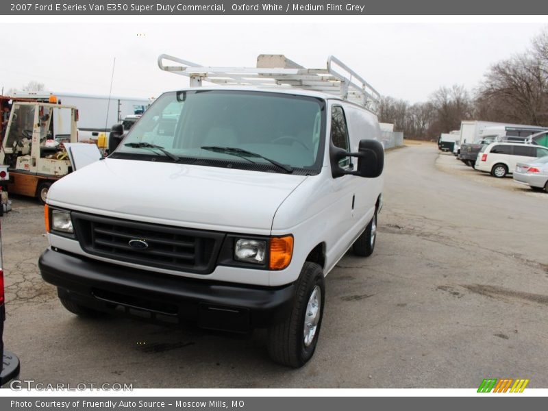 Oxford White / Medium Flint Grey 2007 Ford E Series Van E350 Super Duty Commercial