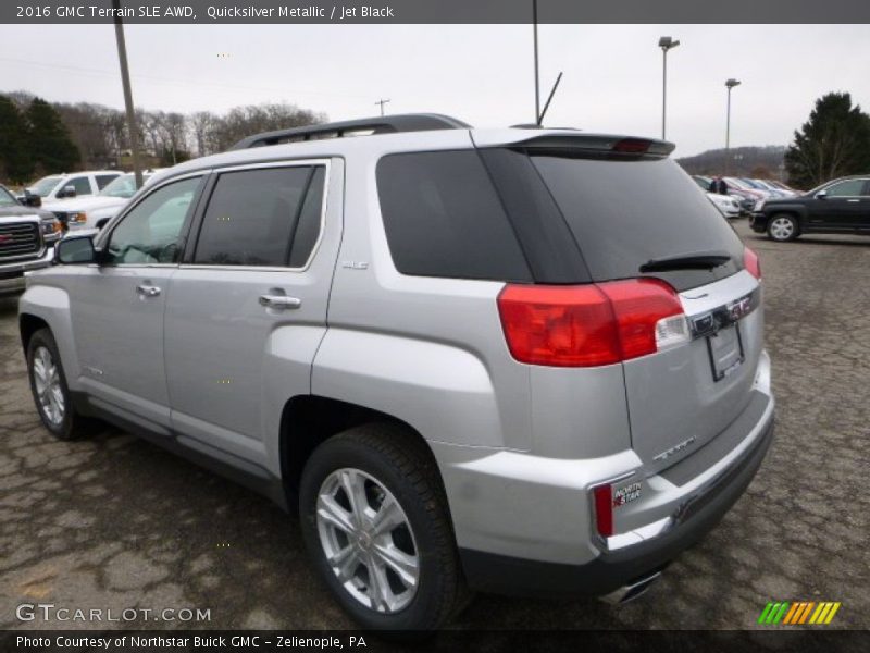 Quicksilver Metallic / Jet Black 2016 GMC Terrain SLE AWD