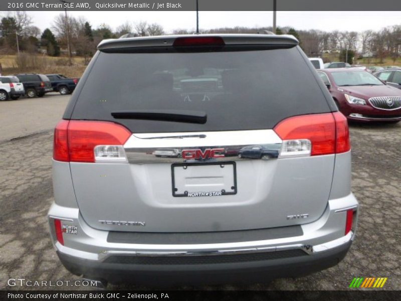 Quicksilver Metallic / Jet Black 2016 GMC Terrain SLE AWD