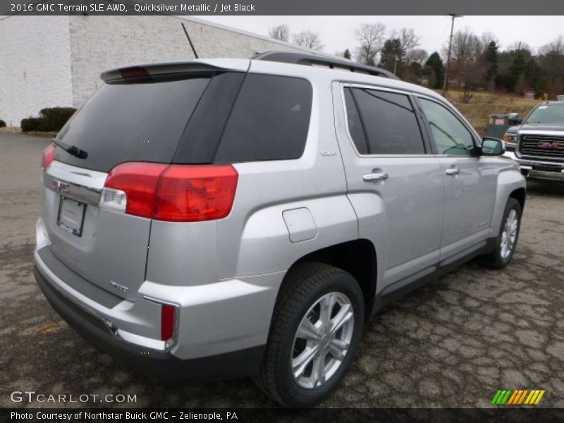 Quicksilver Metallic / Jet Black 2016 GMC Terrain SLE AWD