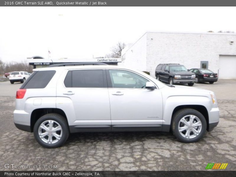 Quicksilver Metallic / Jet Black 2016 GMC Terrain SLE AWD