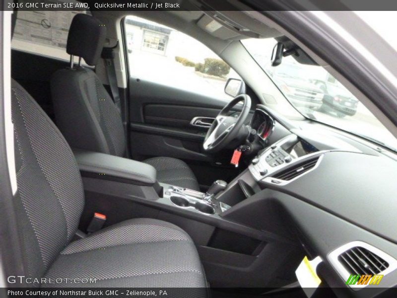 Quicksilver Metallic / Jet Black 2016 GMC Terrain SLE AWD