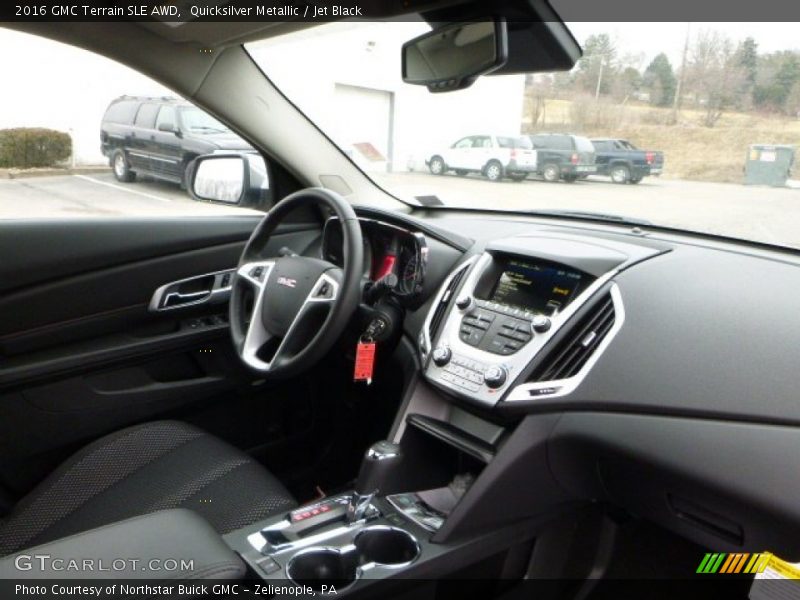 Quicksilver Metallic / Jet Black 2016 GMC Terrain SLE AWD