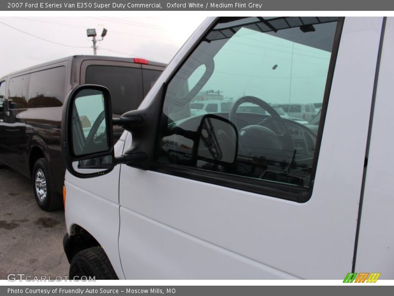 Oxford White / Medium Flint Grey 2007 Ford E Series Van E350 Super Duty Commercial