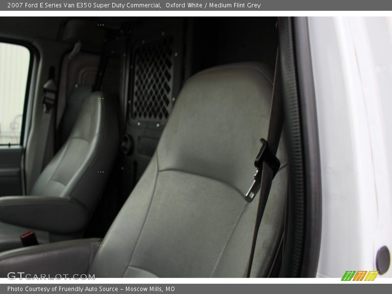 Oxford White / Medium Flint Grey 2007 Ford E Series Van E350 Super Duty Commercial