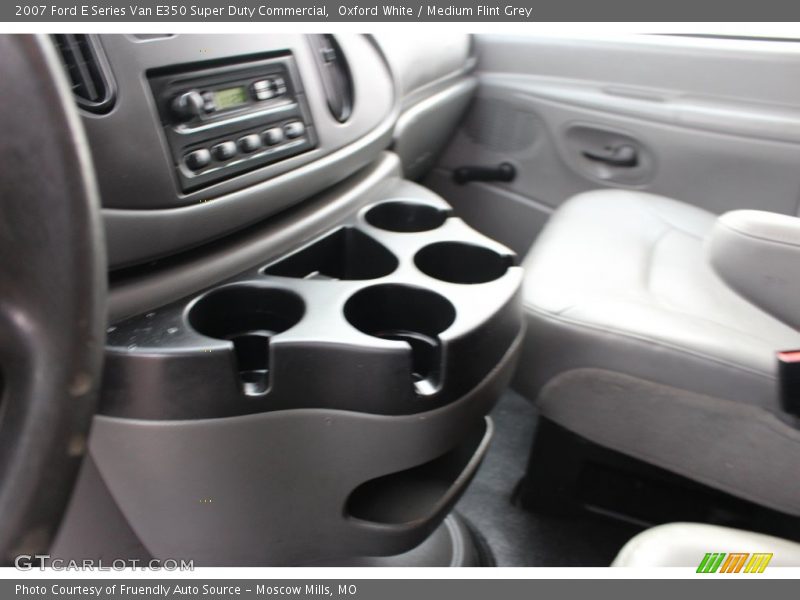 Oxford White / Medium Flint Grey 2007 Ford E Series Van E350 Super Duty Commercial