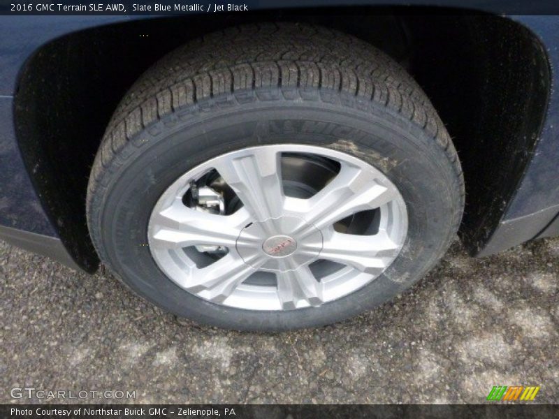 Slate Blue Metallic / Jet Black 2016 GMC Terrain SLE AWD