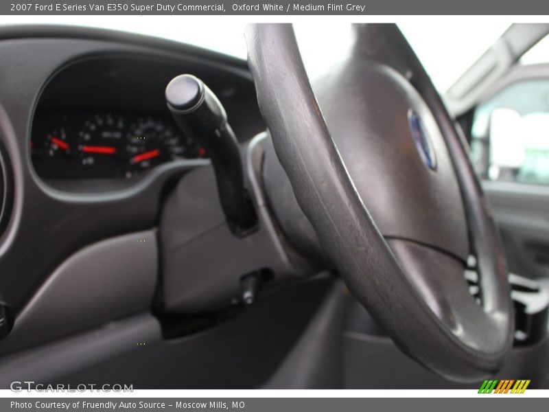 Oxford White / Medium Flint Grey 2007 Ford E Series Van E350 Super Duty Commercial
