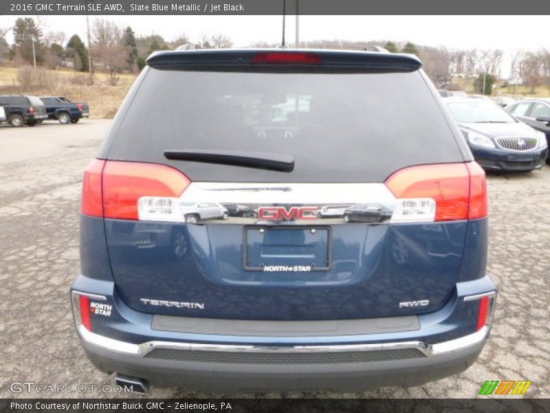 Slate Blue Metallic / Jet Black 2016 GMC Terrain SLE AWD