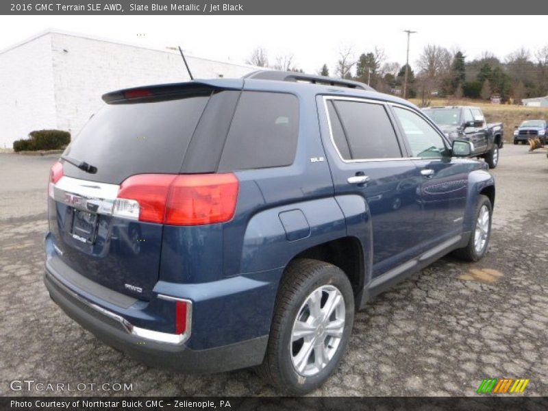 Slate Blue Metallic / Jet Black 2016 GMC Terrain SLE AWD