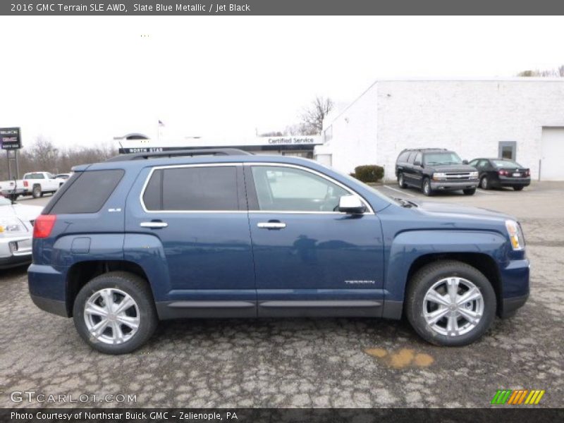 Slate Blue Metallic / Jet Black 2016 GMC Terrain SLE AWD