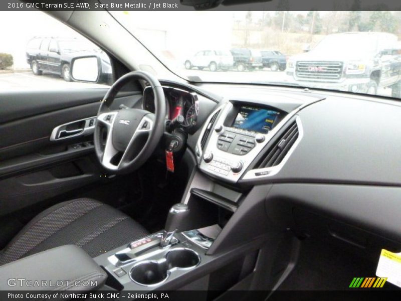 Slate Blue Metallic / Jet Black 2016 GMC Terrain SLE AWD