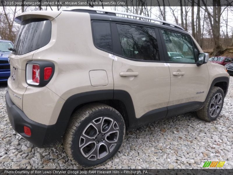 Mojave Sand / Bark Brown/Ski Grey 2016 Jeep Renegade Limited 4x4