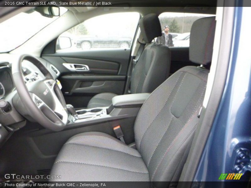 Slate Blue Metallic / Jet Black 2016 GMC Terrain SLE AWD