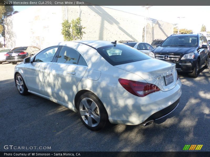 Cirrus White / Black 2015 Mercedes-Benz CLA 250