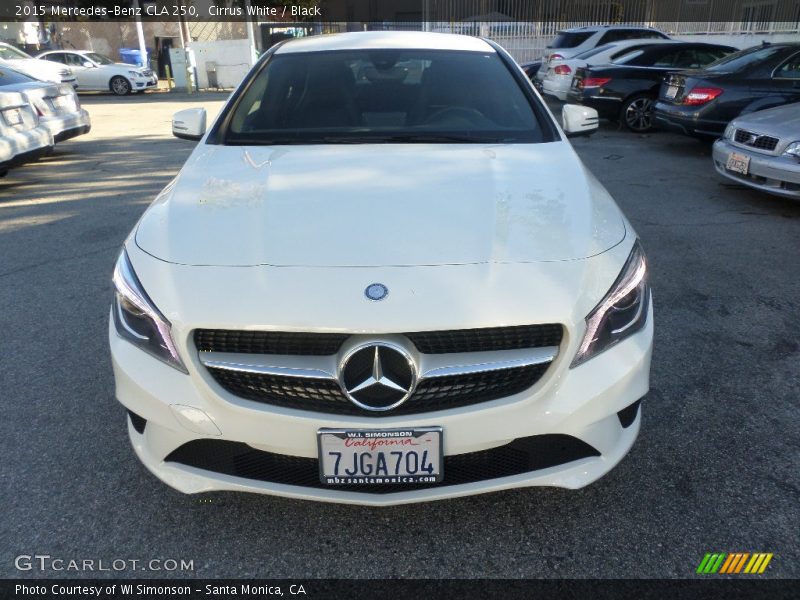 Cirrus White / Black 2015 Mercedes-Benz CLA 250