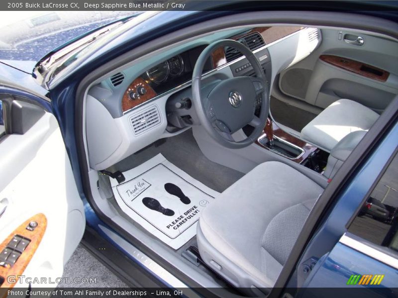 Deep Sapphire Blue Metallic / Gray 2005 Buick LaCrosse CX