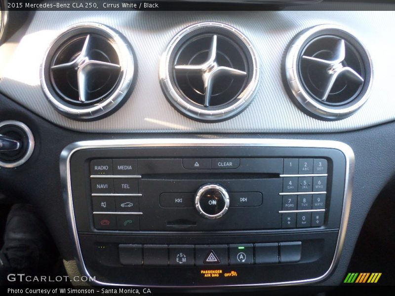 Cirrus White / Black 2015 Mercedes-Benz CLA 250