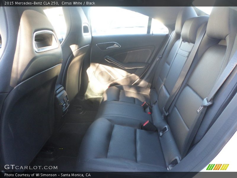 Cirrus White / Black 2015 Mercedes-Benz CLA 250