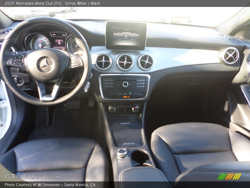 Cirrus White / Black 2015 Mercedes-Benz CLA 250