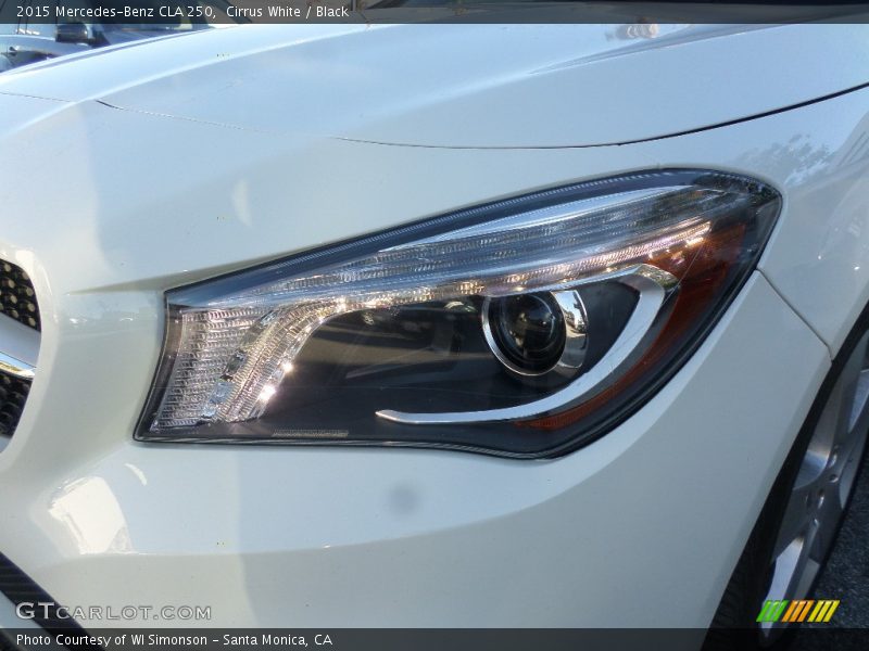 Cirrus White / Black 2015 Mercedes-Benz CLA 250