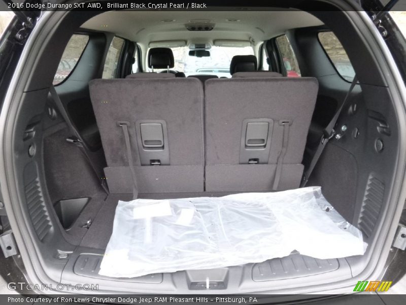 Brilliant Black Crystal Pearl / Black 2016 Dodge Durango SXT AWD