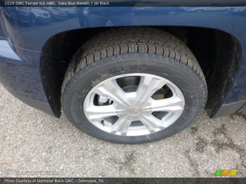 Slate Blue Metallic / Jet Black 2016 GMC Terrain SLE AWD