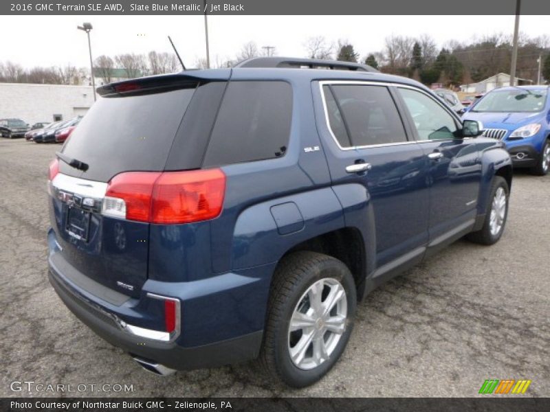 Slate Blue Metallic / Jet Black 2016 GMC Terrain SLE AWD
