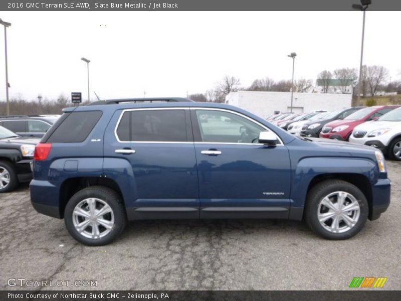 Slate Blue Metallic / Jet Black 2016 GMC Terrain SLE AWD