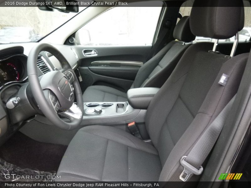  2016 Durango SXT AWD Black Interior