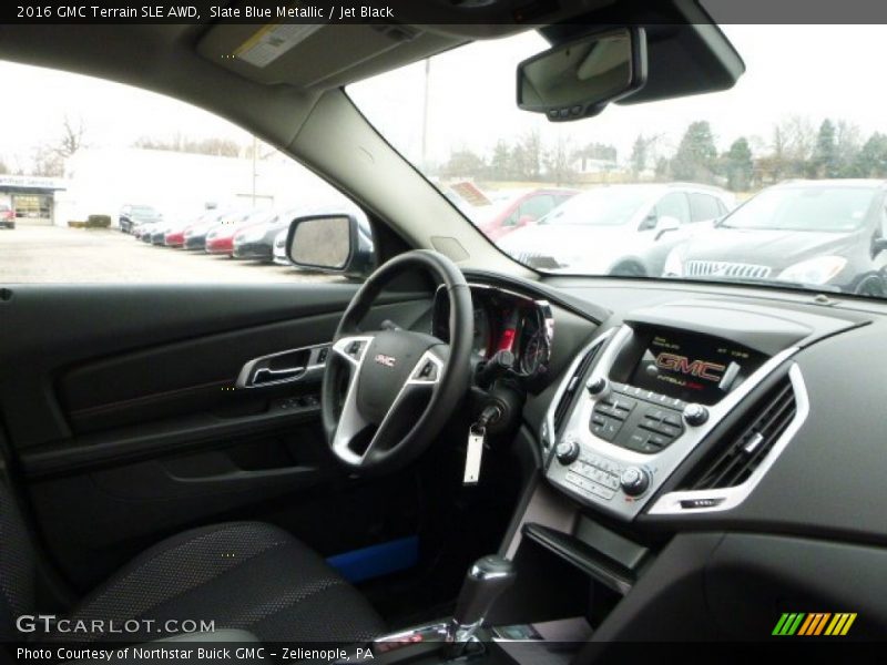 Slate Blue Metallic / Jet Black 2016 GMC Terrain SLE AWD