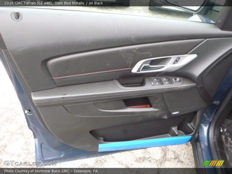 Slate Blue Metallic / Jet Black 2016 GMC Terrain SLE AWD