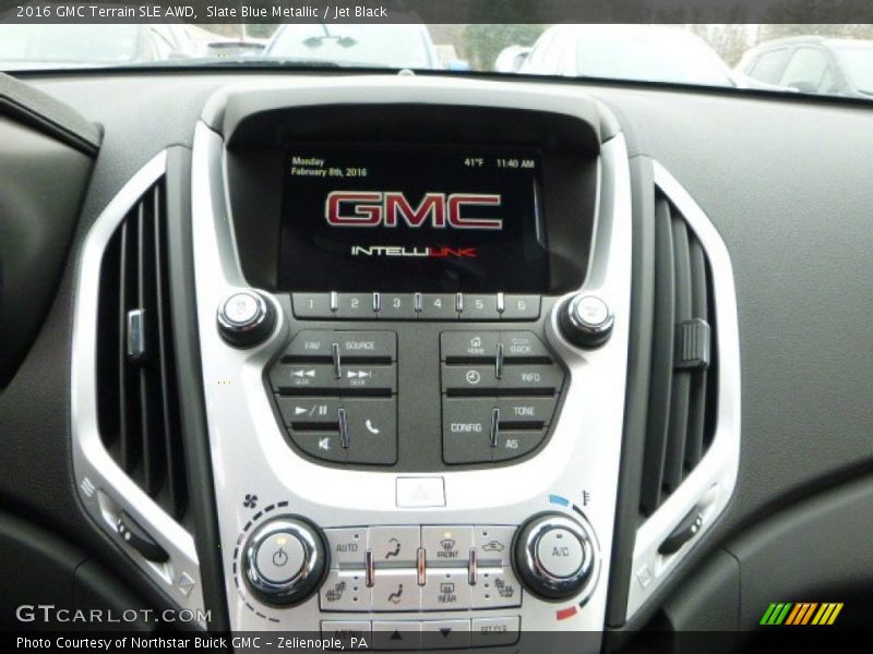 Slate Blue Metallic / Jet Black 2016 GMC Terrain SLE AWD
