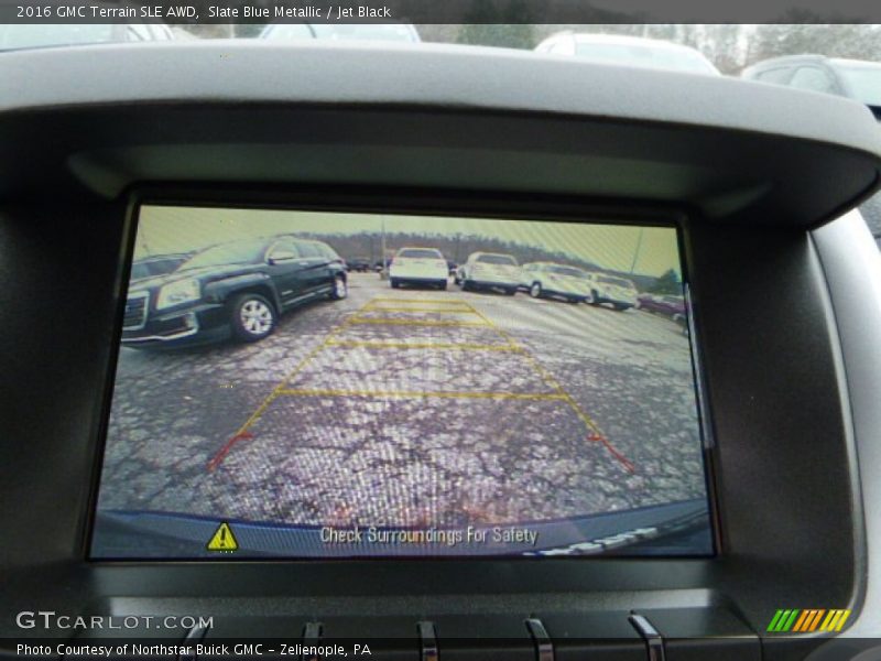 Slate Blue Metallic / Jet Black 2016 GMC Terrain SLE AWD