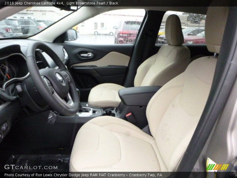Light Brownstone Pearl / Black 2016 Jeep Cherokee Latitude 4x4