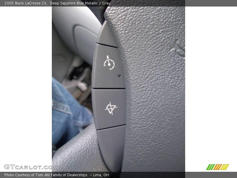 Deep Sapphire Blue Metallic / Gray 2005 Buick LaCrosse CX