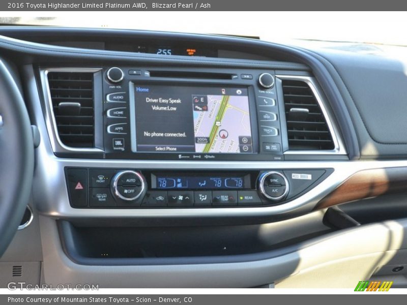 Blizzard Pearl / Ash 2016 Toyota Highlander Limited Platinum AWD