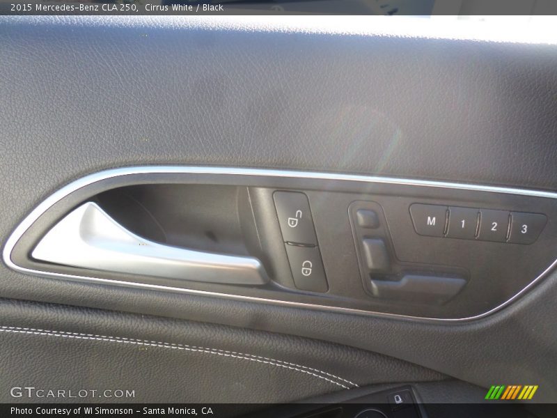 Cirrus White / Black 2015 Mercedes-Benz CLA 250