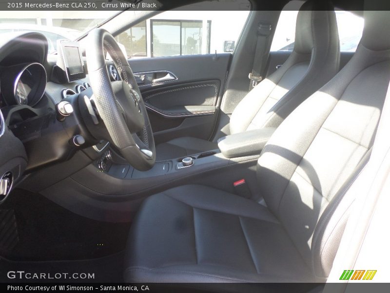 Cirrus White / Black 2015 Mercedes-Benz CLA 250