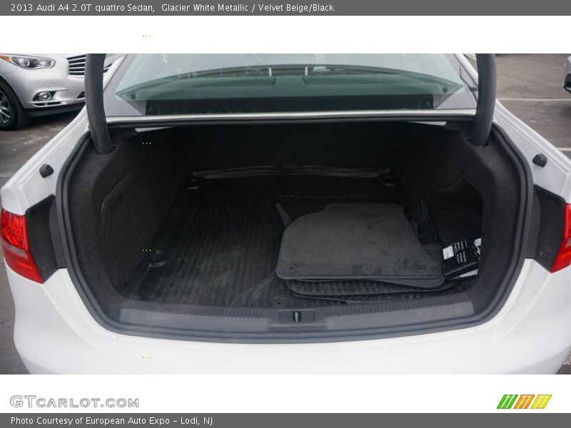 Glacier White Metallic / Velvet Beige/Black 2013 Audi A4 2.0T quattro Sedan