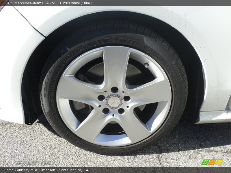Cirrus White / Black 2015 Mercedes-Benz CLA 250