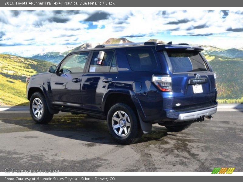 Nautical Blue Metallic / Black 2016 Toyota 4Runner Trail 4x4